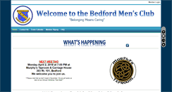 Desktop Screenshot of bedfordmensclub.com